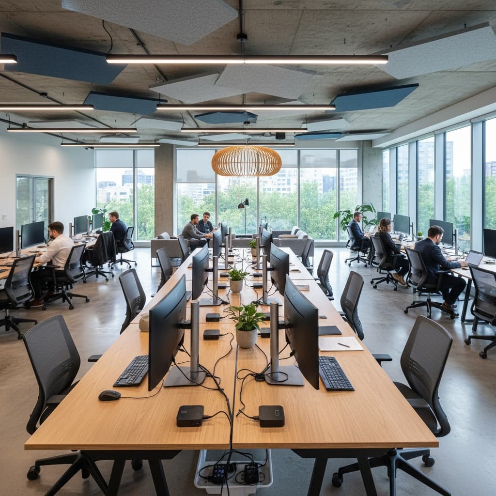 coworking hot desk area 37677200