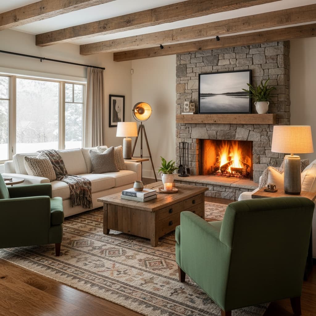 cozy living room fireplace 30503051