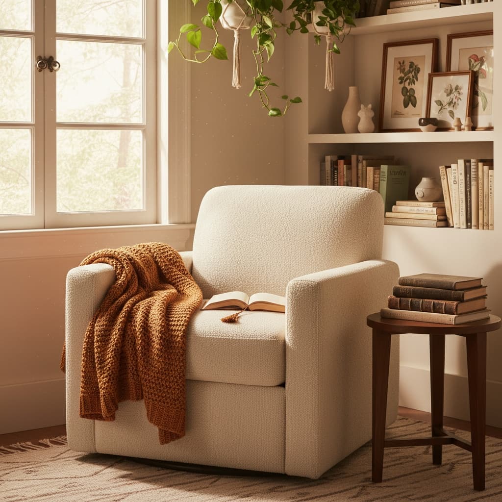 cozy reading nook 93889386
