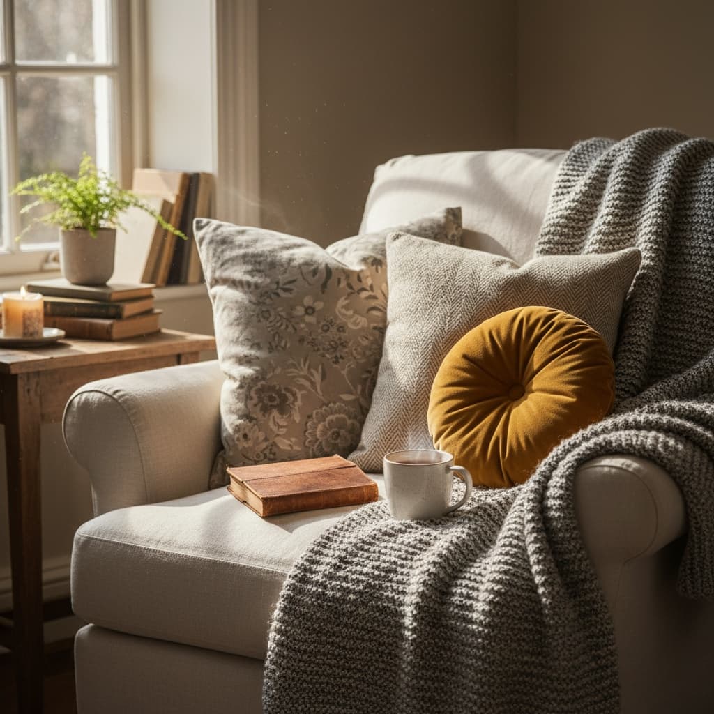 cozy reading nook detail 27082827