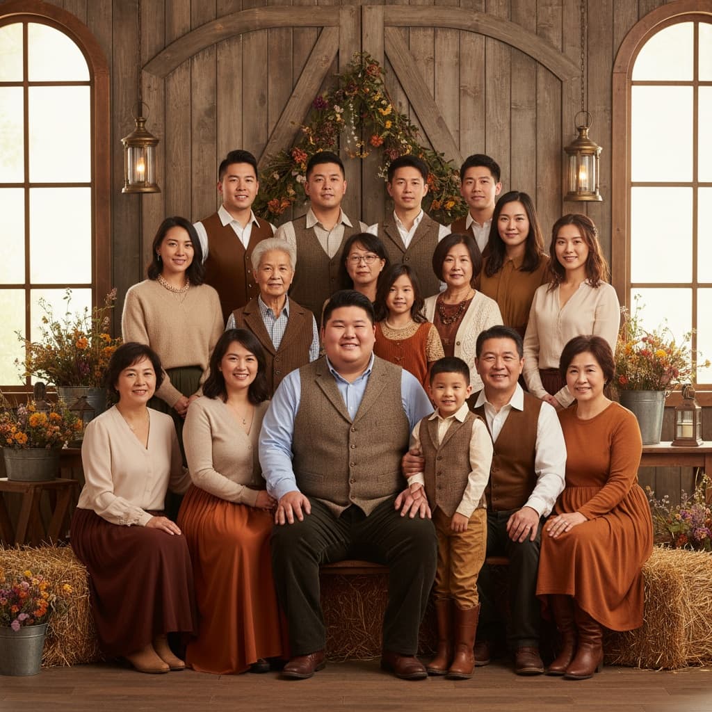 curve asian man rustic barn venue 71504739