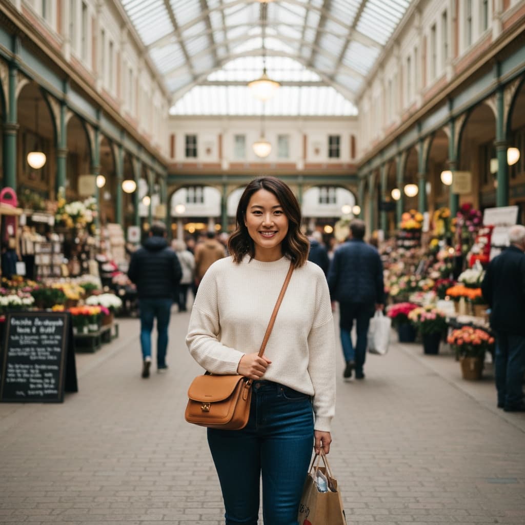 curve asian woman covent garden market 20158592