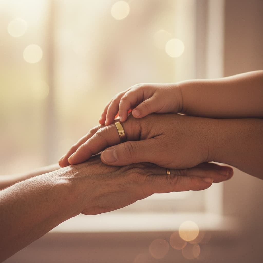 curve asian woman generations hands together 72435830