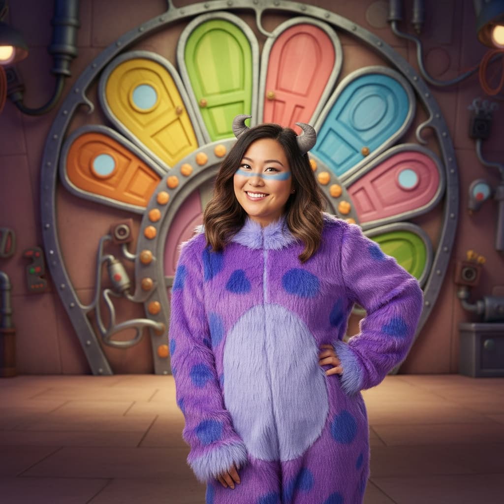 curve asian woman monsters inc sully character 29111308
