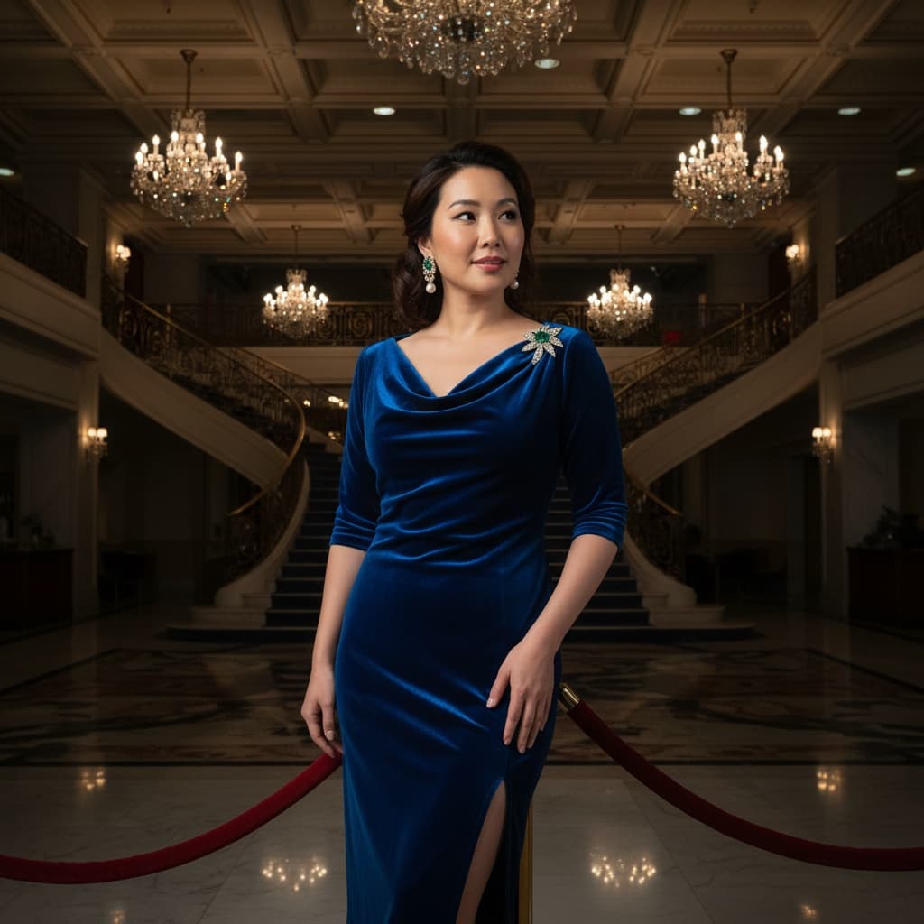 curve asian woman sophisticated spy 94716254