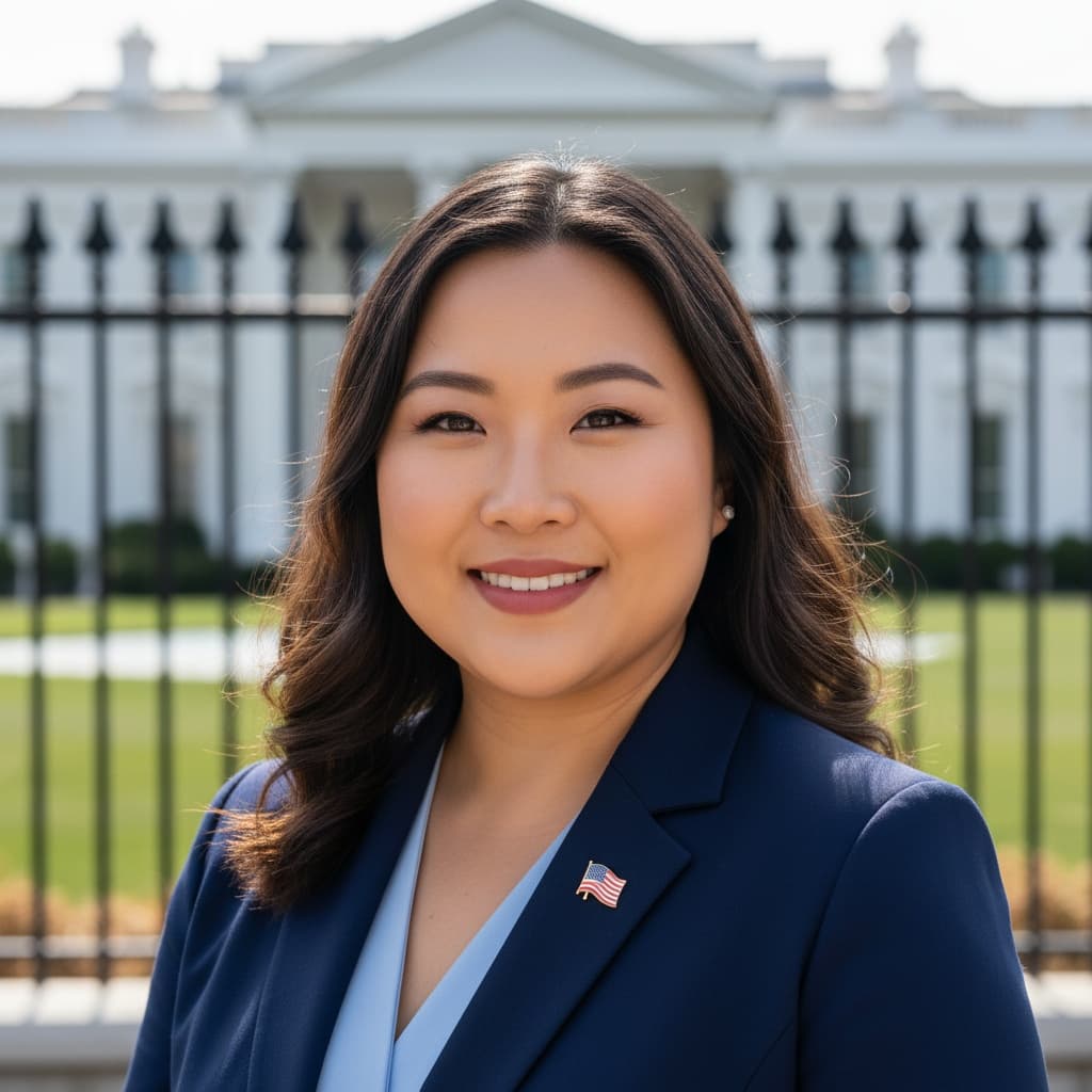 curve asian woman white house exterior 94992476
