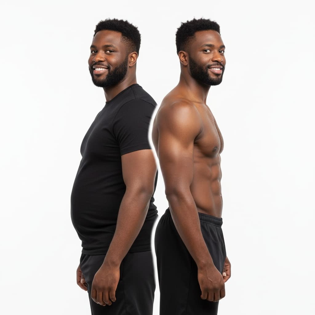 curve black man after side profile proud 33699415