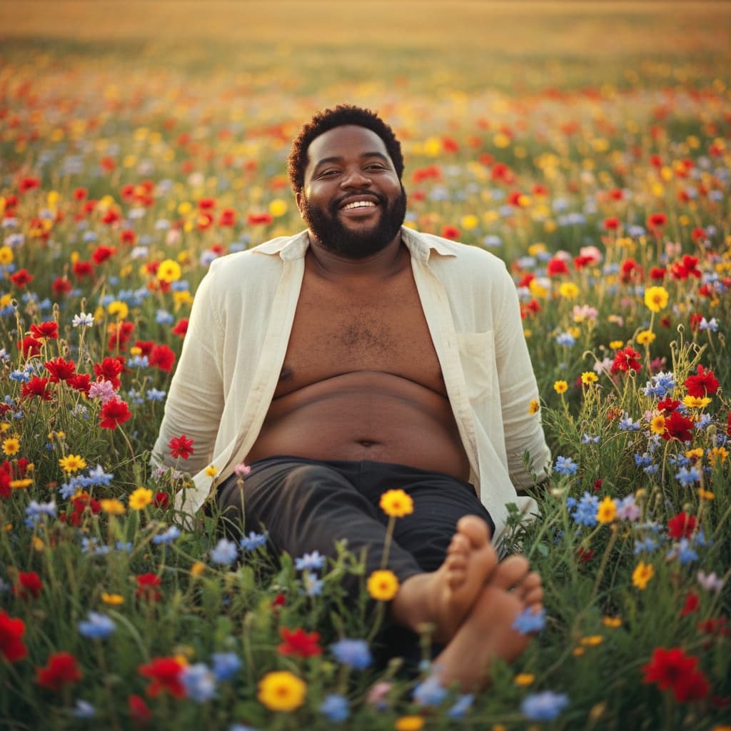 curve black man nature child outdoor portrait 33703051