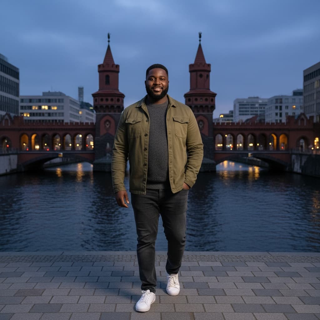 curve black man oberbaum bridge wide 57772718