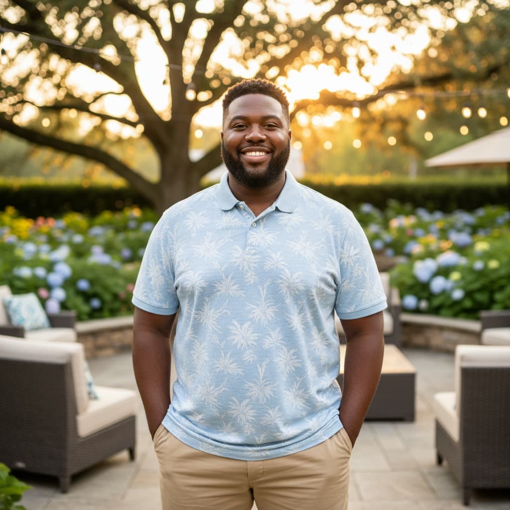 curve black man outdoor venue scenic backdrop 59297745