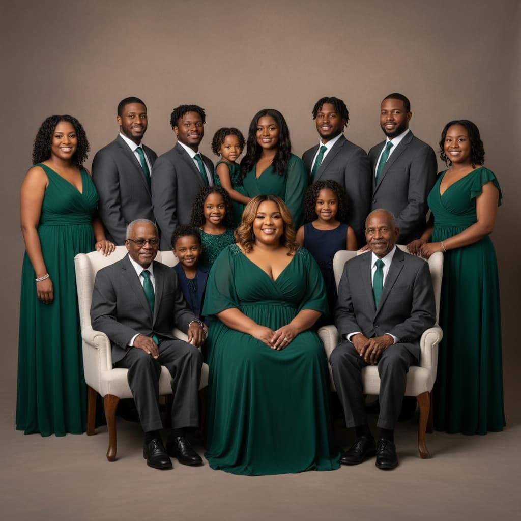 curve black woman formal studio portrait 36247575