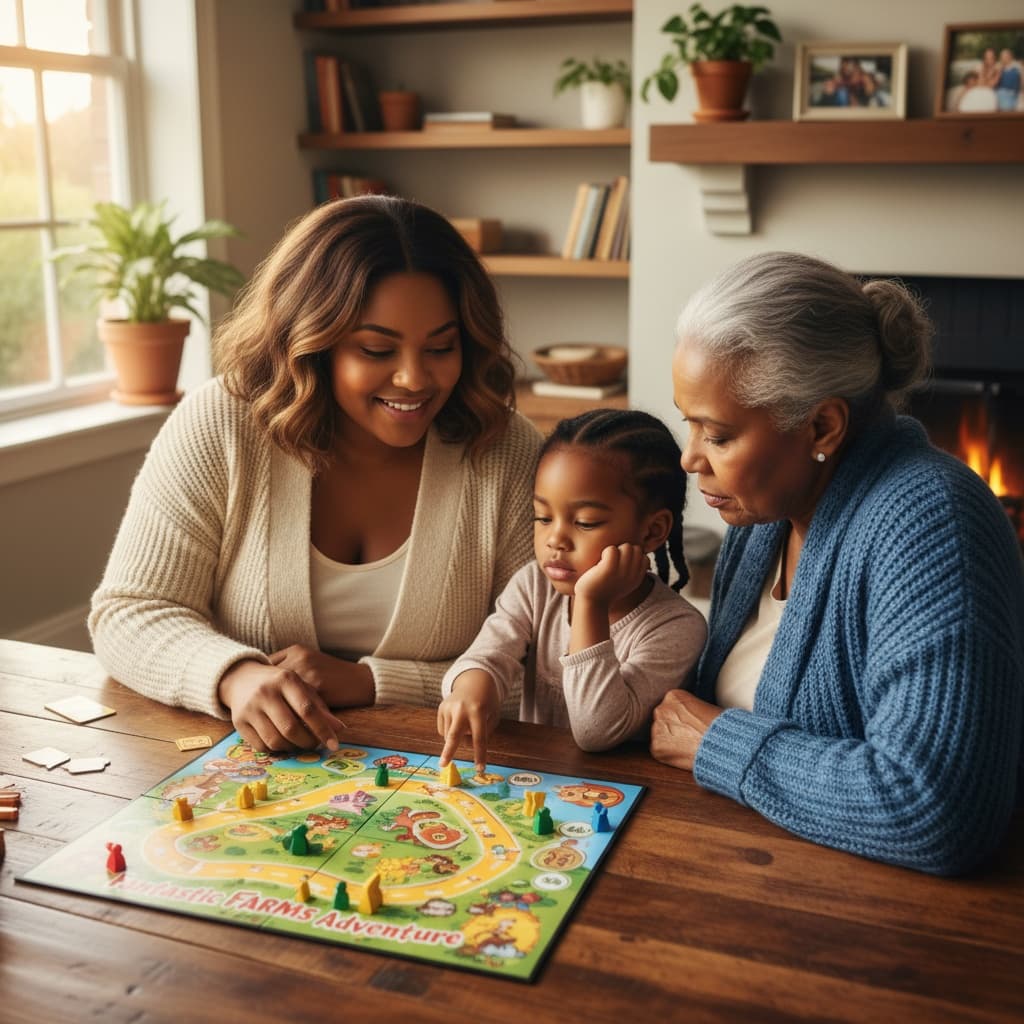 curve black woman playing board game 39594404