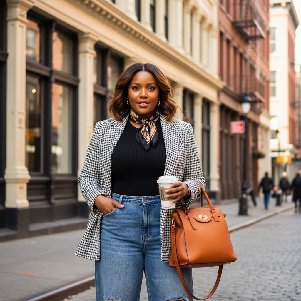 curve black woman soho cast iron buildings 18307260