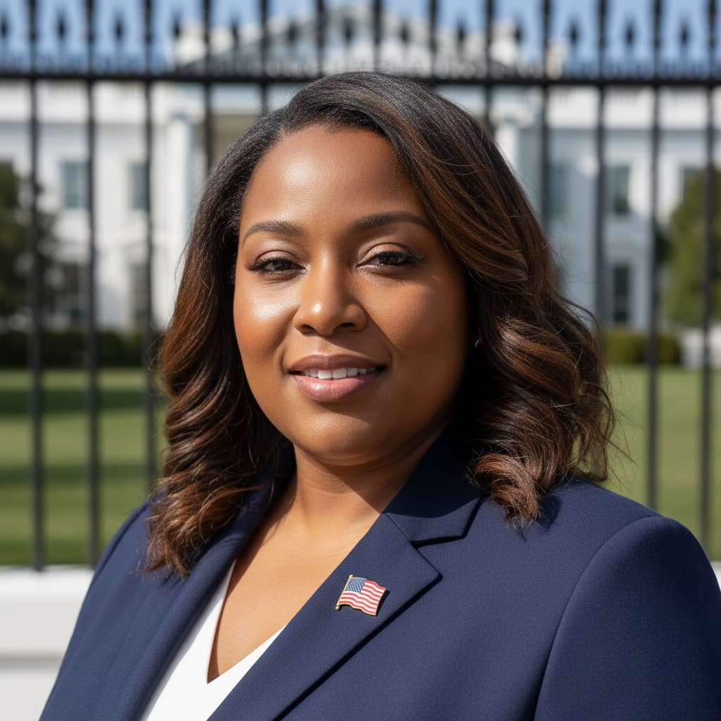 curve black woman white house exterior 57881747