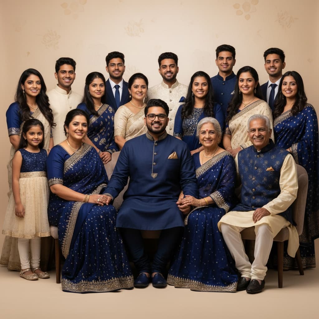 curve indian man formal studio portrait 33959354