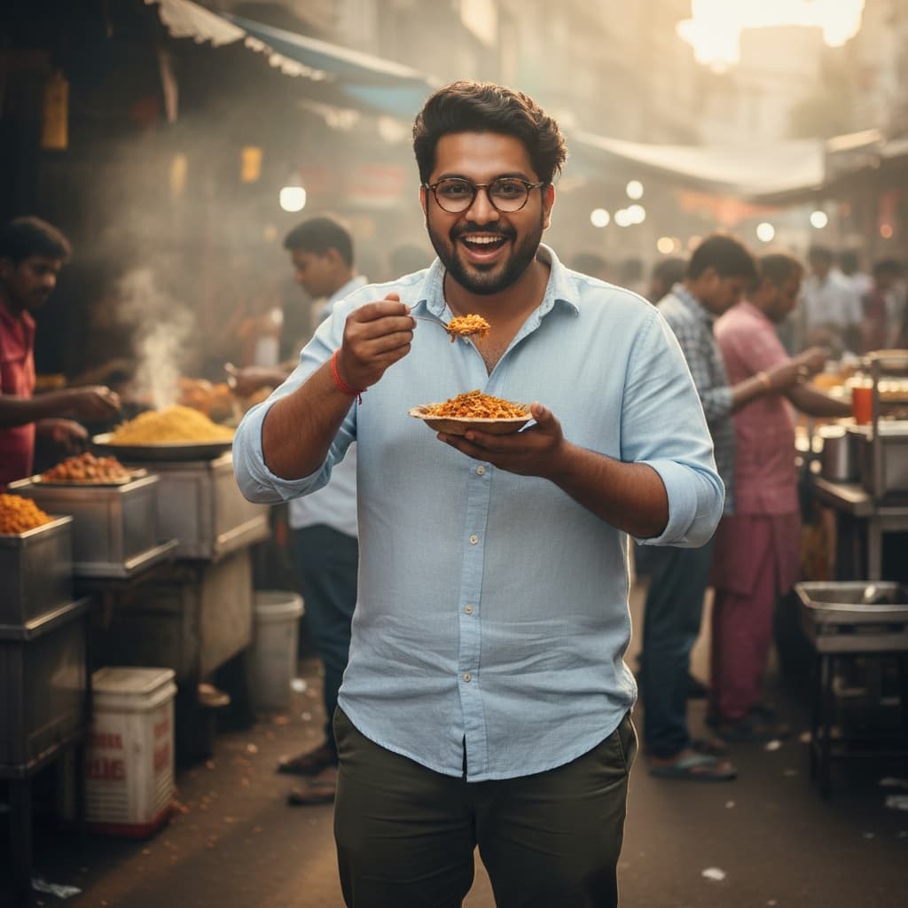curve indian man street food adventure 82372364
