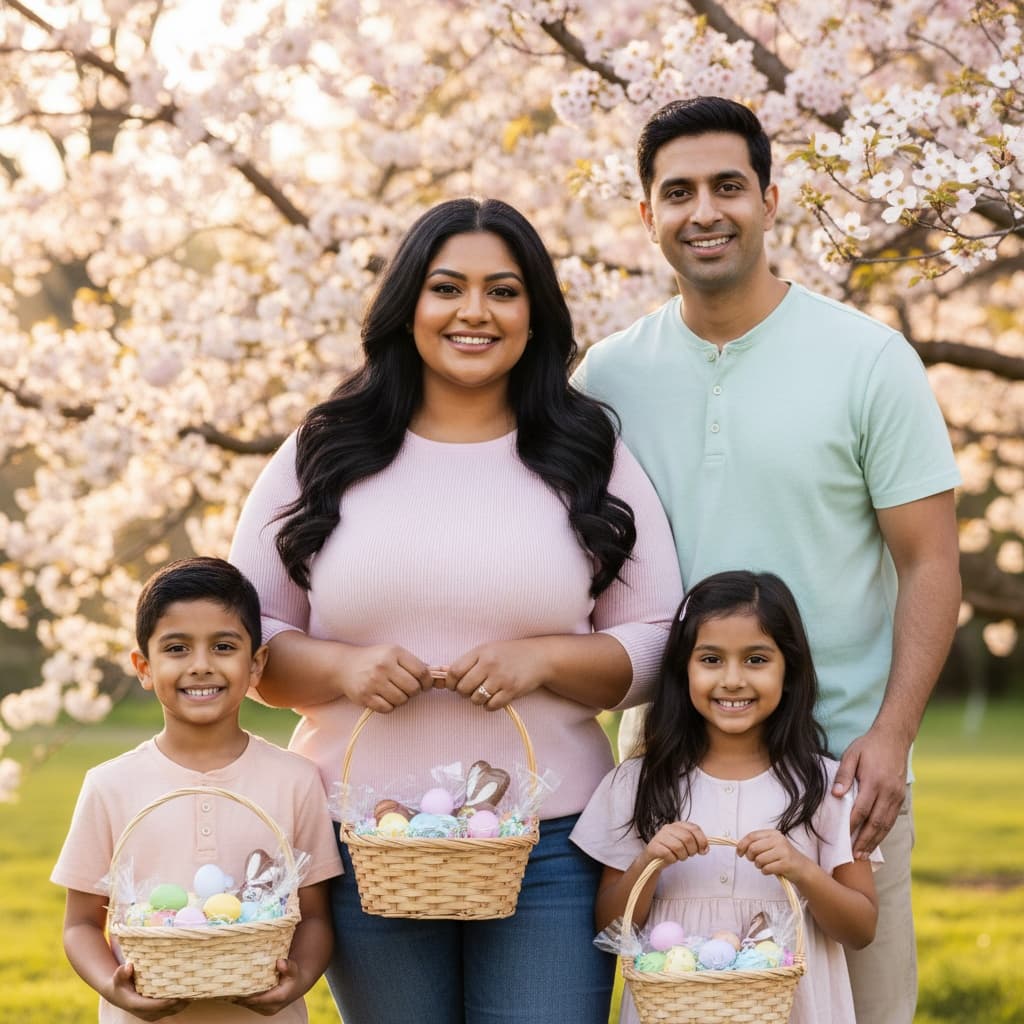 curve indian woman easter basket portraits 60109940