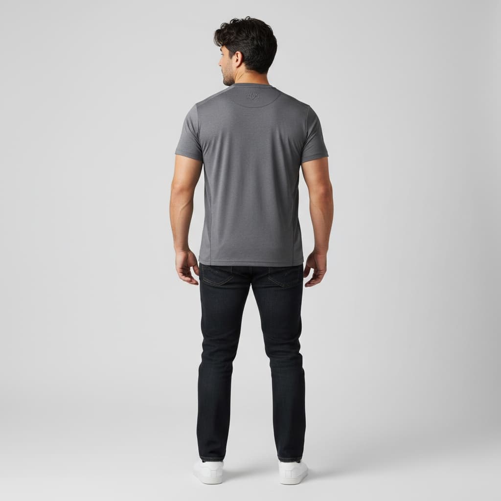 curve latino man back view rear pose 37938028
