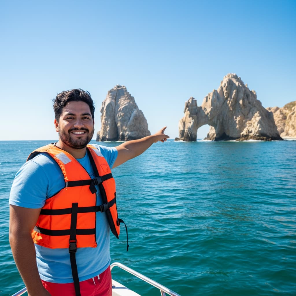 curve latino man cabo arch boat tour 81282987