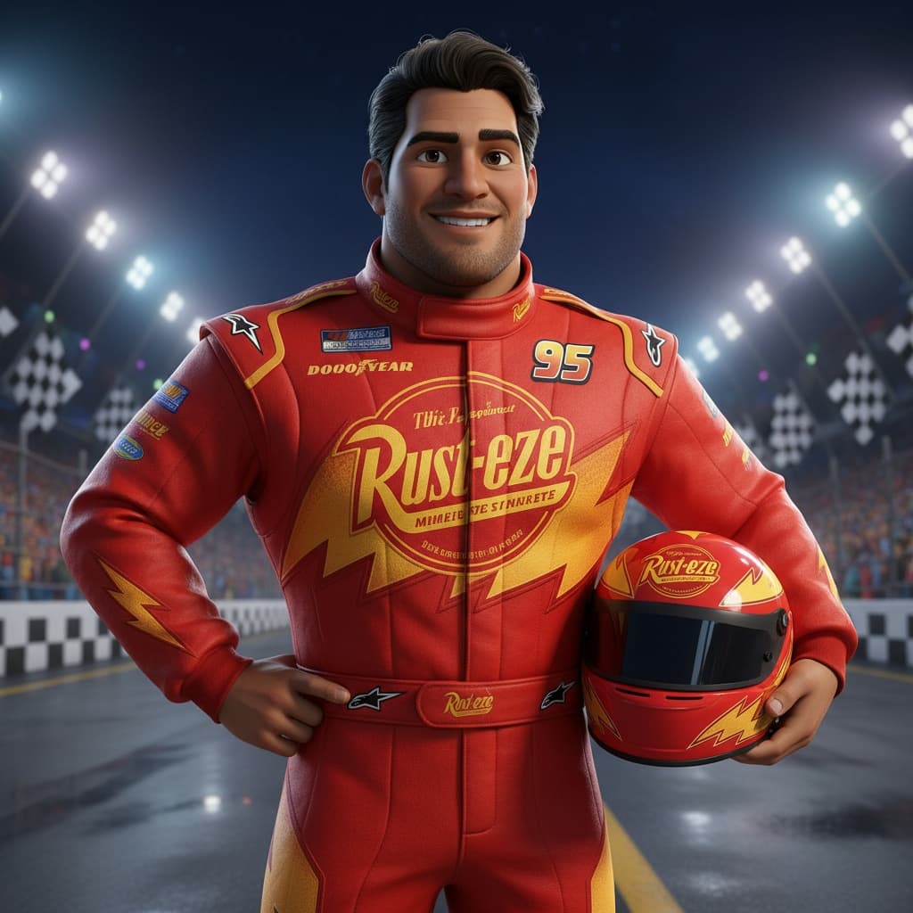 curve latino man cars lightning mcqueen racer 35569948