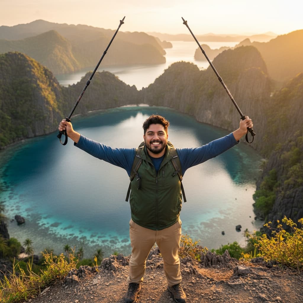 curve latino man el nido cliff viewpoint 26803645