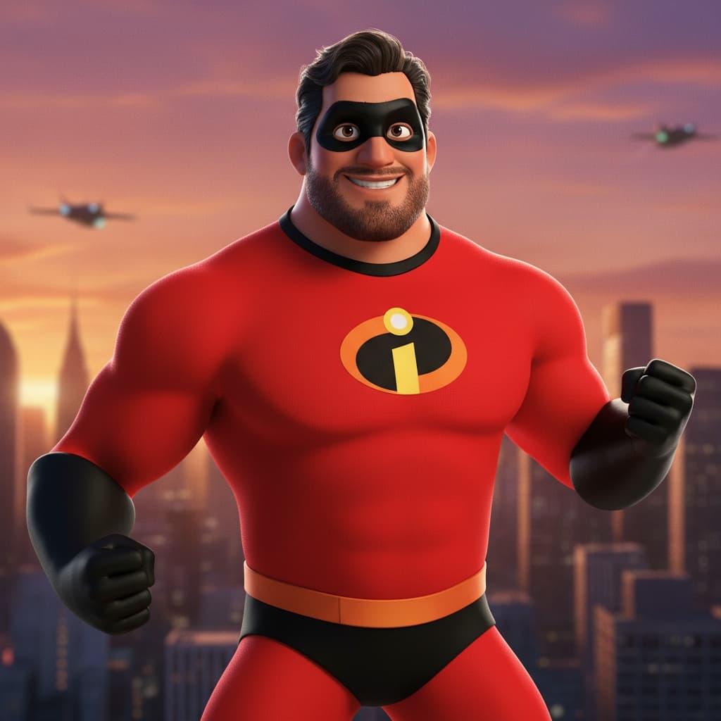 curve latino man incredibles superhero suit 77314920