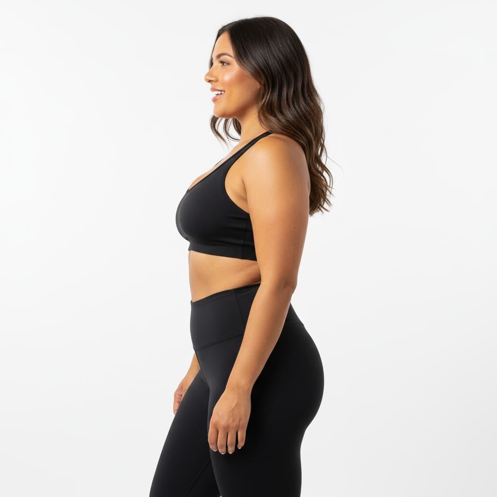 curve latino woman after side profile proud 68594326