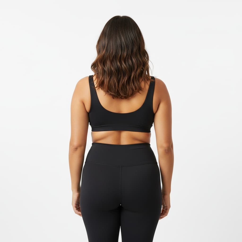 curve latino woman before back muscle baseline 64883117
