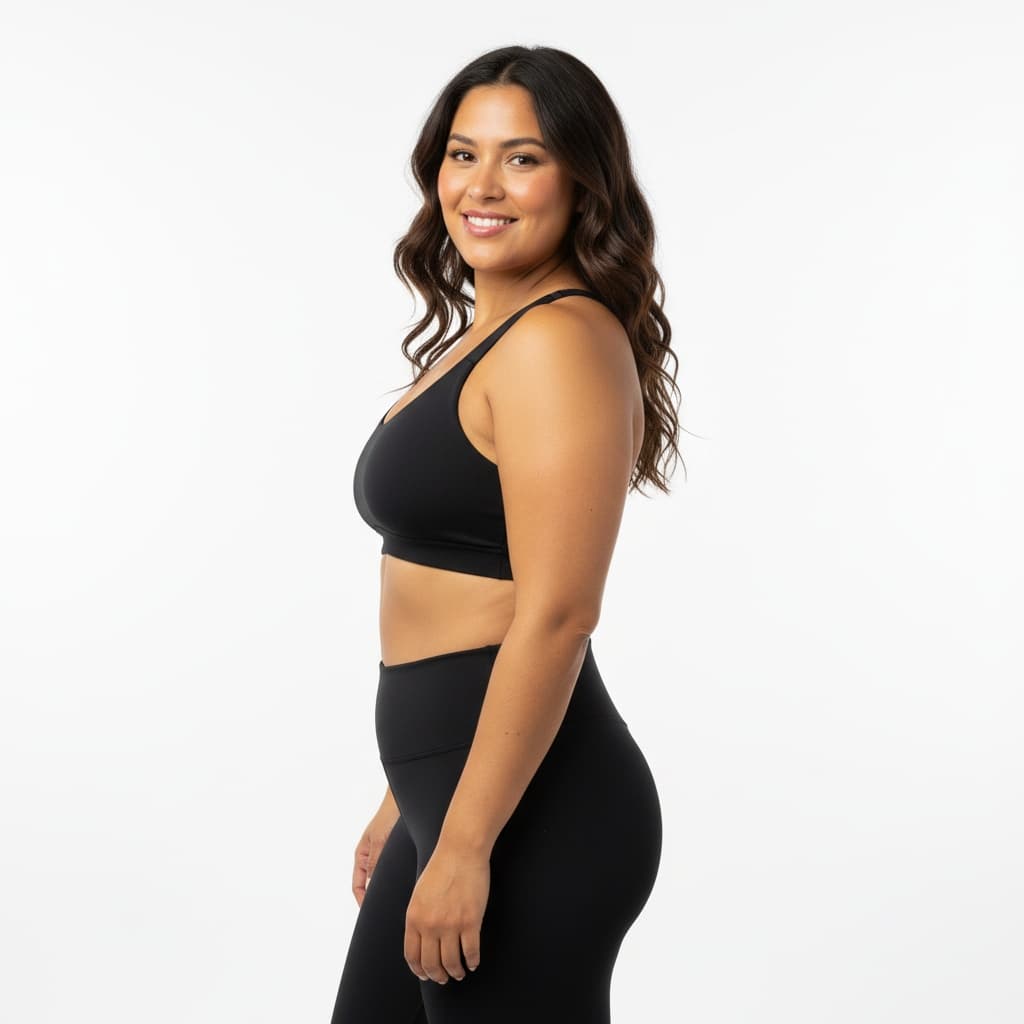 curve latino woman before side profile neutral 79194333