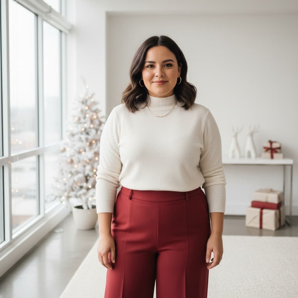 curve latino woman minimalist modern holiday 34707082