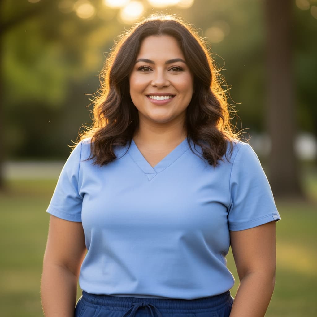 curve latino woman outdoor natural healthcare 41383553