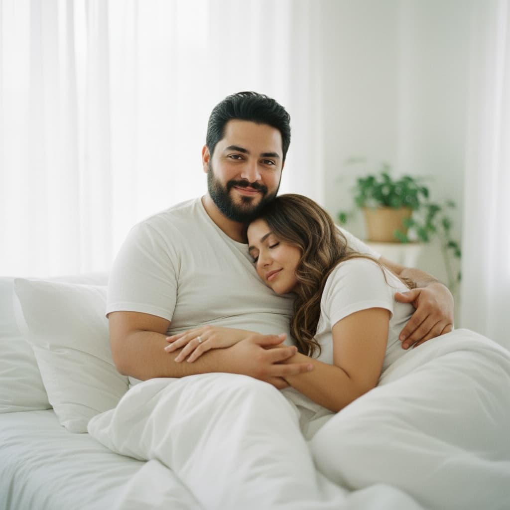 curve middle_eastern man bed sheets sensual close 60659313
