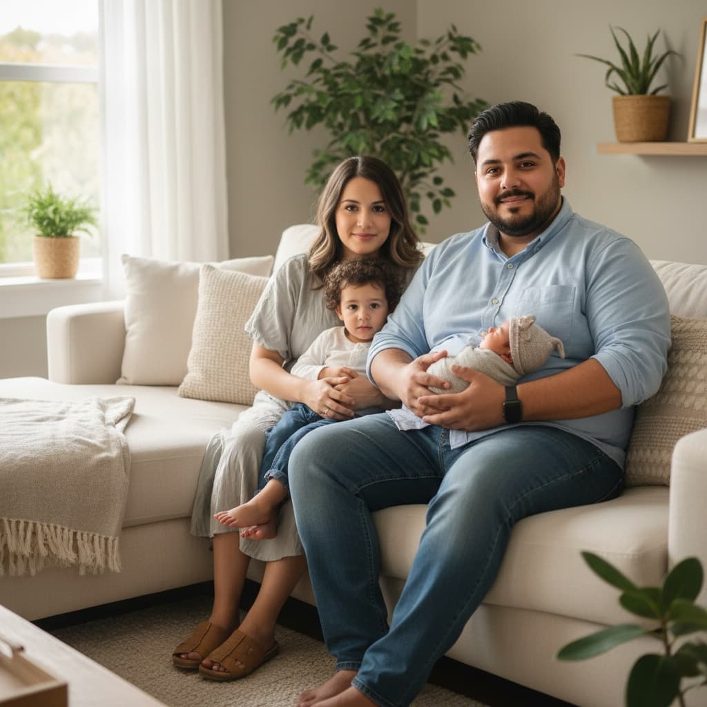 curve middle_eastern man family couch lifestyle 78420190