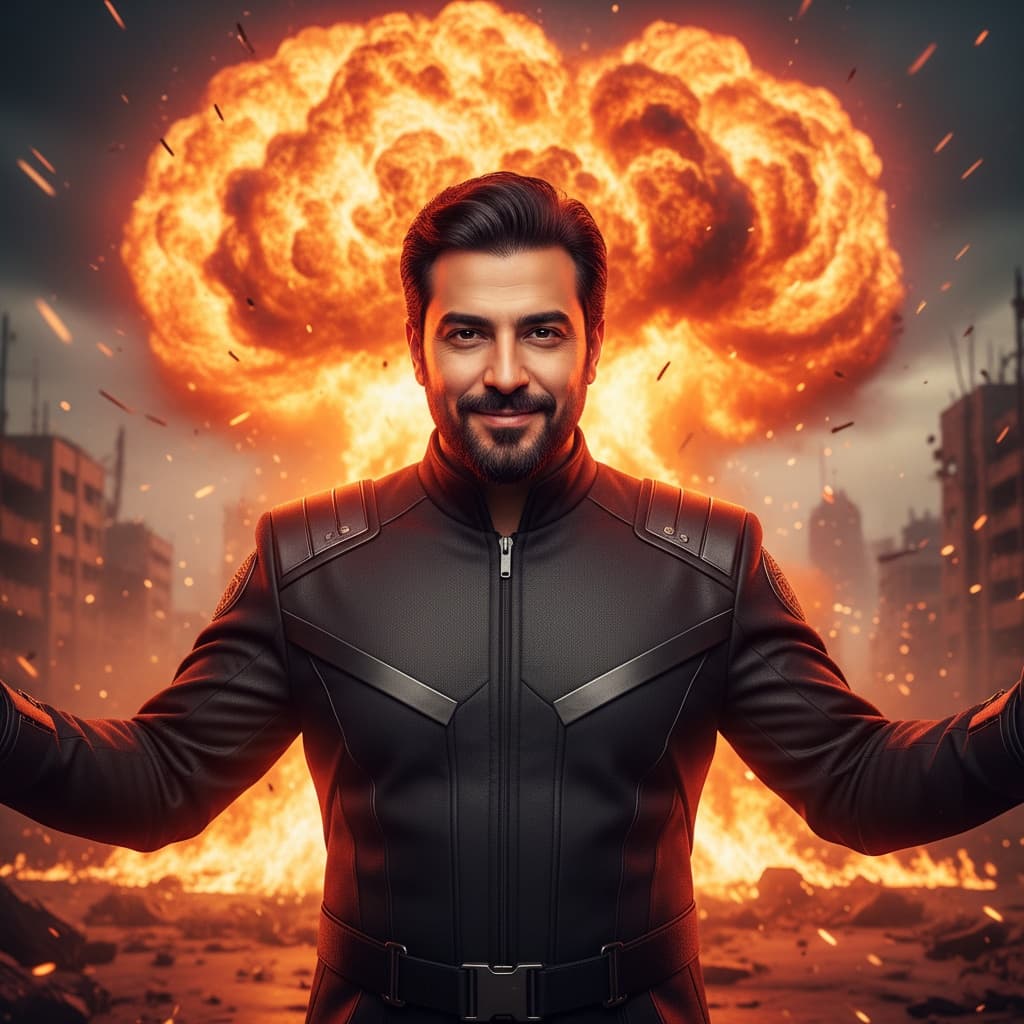 curve middle_eastern man fire backdrop chaos 48405967