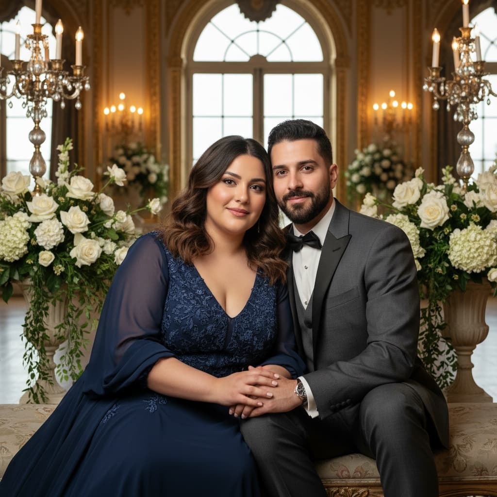 curve middle_eastern woman formal seated portrait 38112808