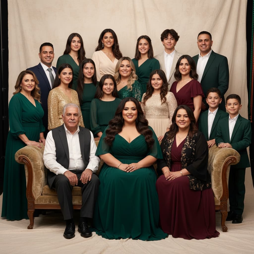 curve middle_eastern woman formal studio portrait 96168786