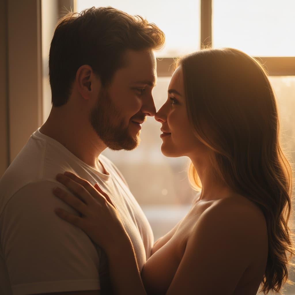 curve white man backlit silhouette embrace 94637189