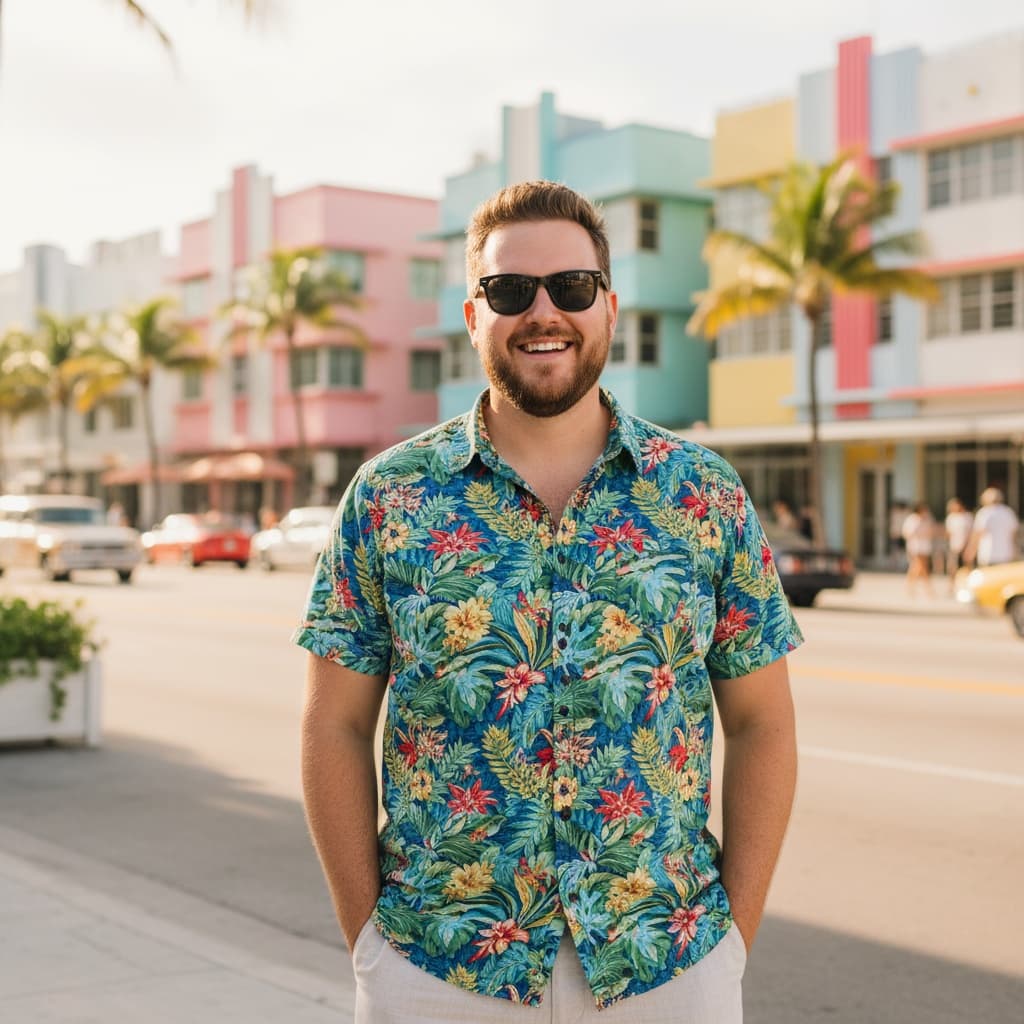 curve white man ocean drive art deco 28072343