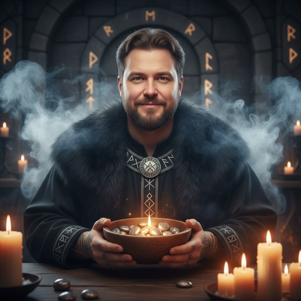 curve white man runes mystic ritual 95797729