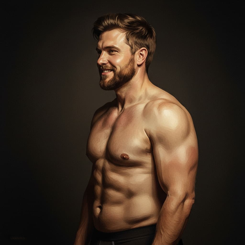 curve white man side profile dramatic 57988729