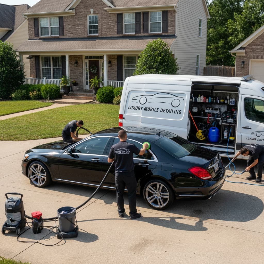 driveway mobile setup 41632324