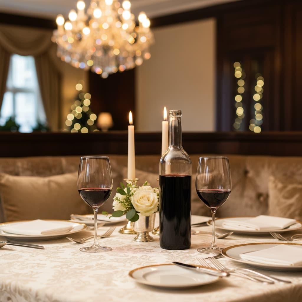 elegant dining table scene 24235548