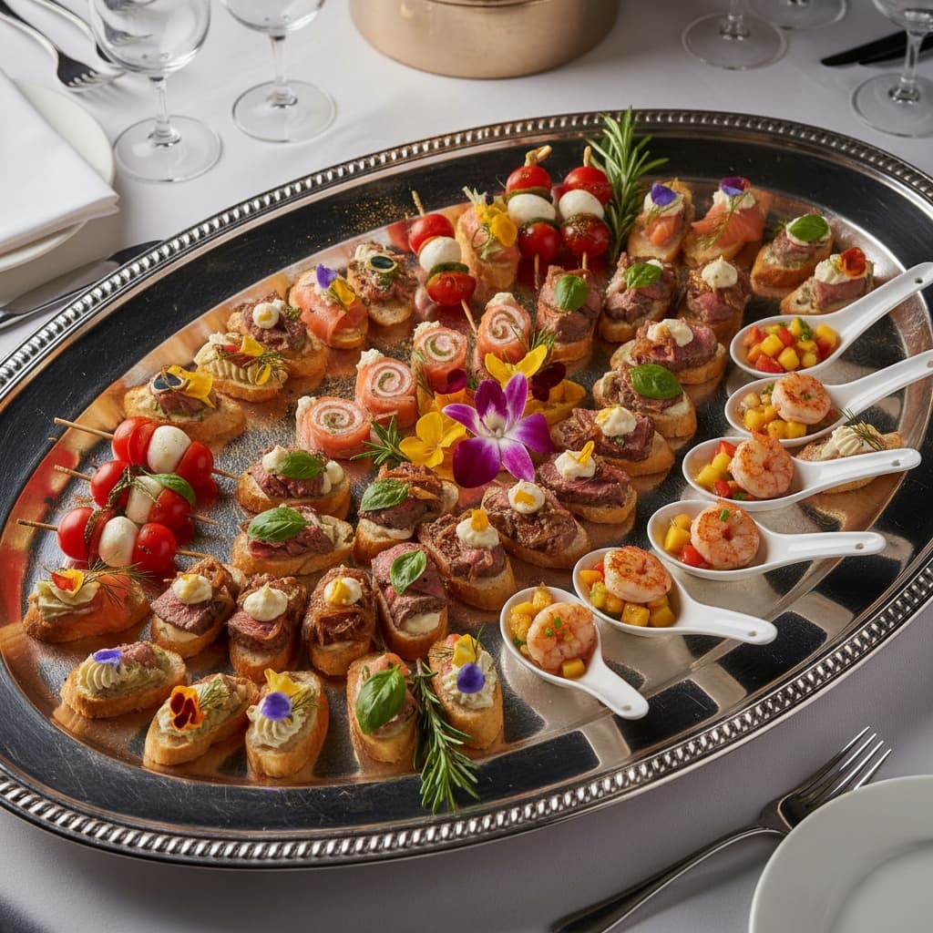 elegant platter presentation 49377262