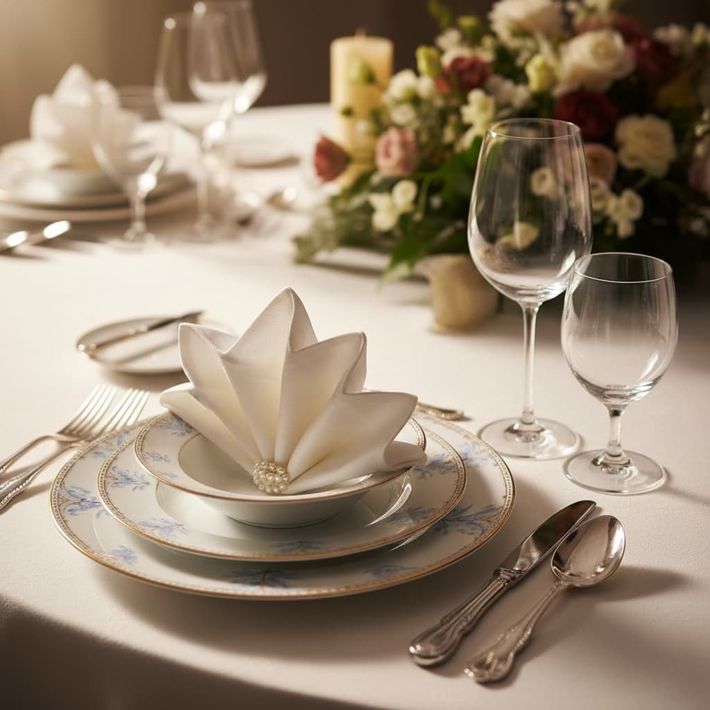 elegant table setting detail 51323926