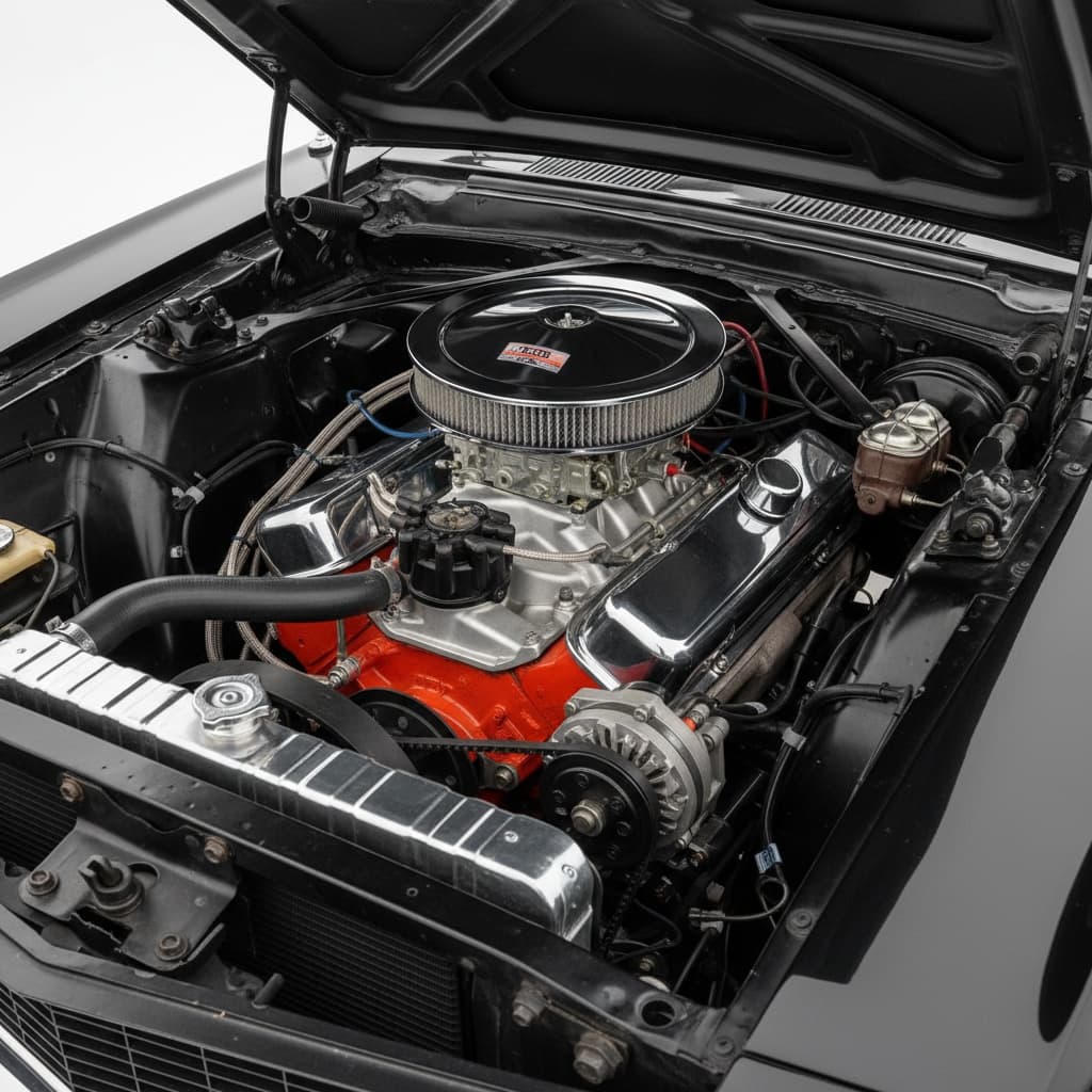 engine bay detail shot 42087632