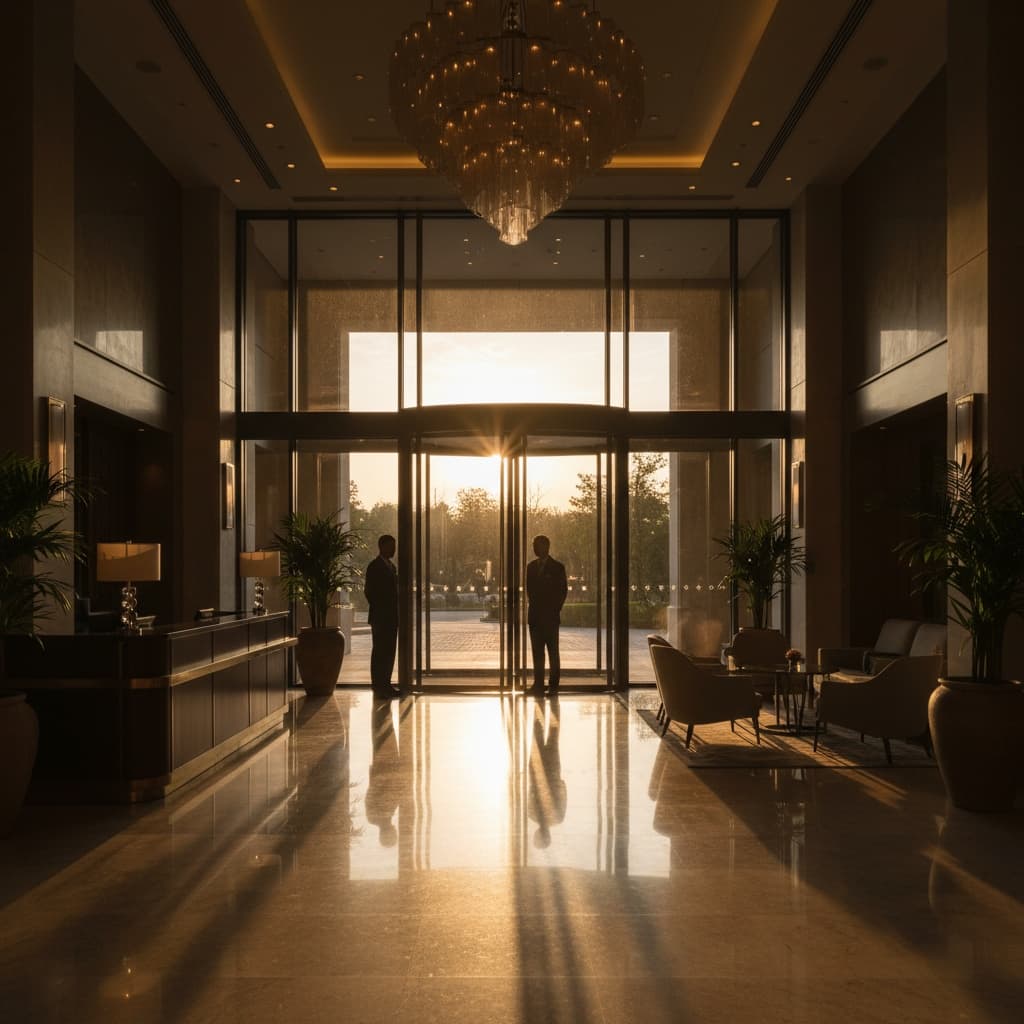 entrance golden hour 97604470