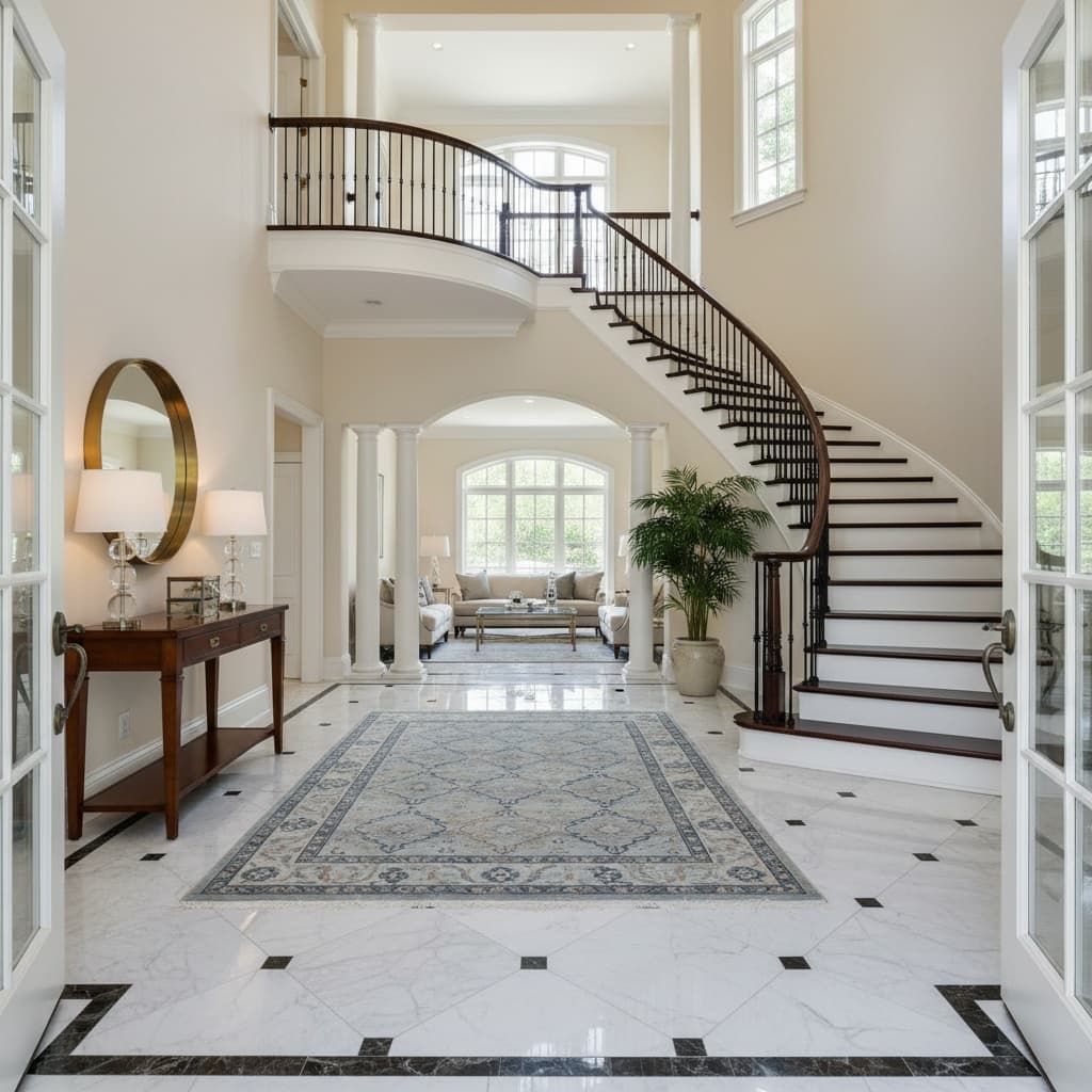 entry foyer first impression 99640978