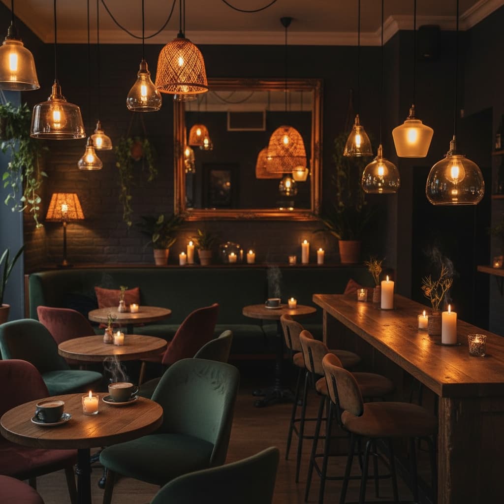 evening ambient mood lighting 18657019
