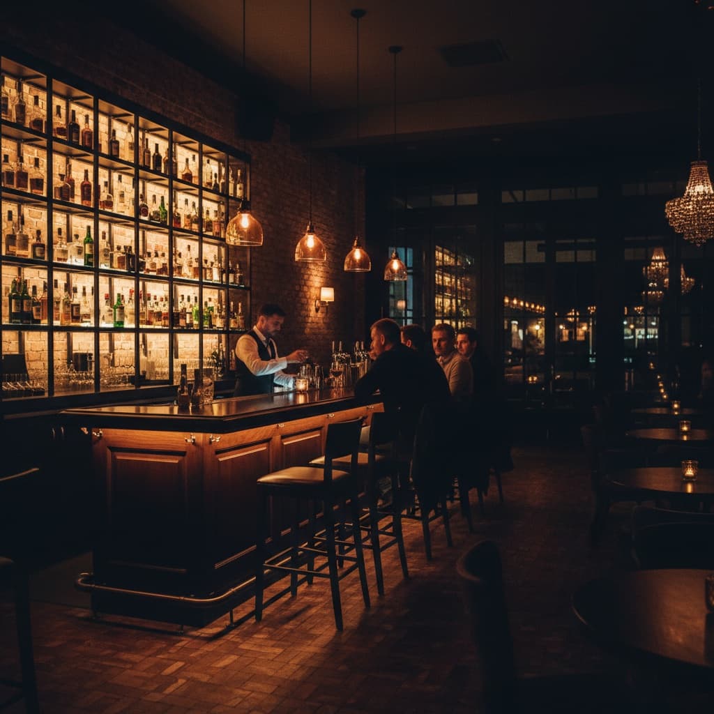 evening bar ambiance 35306477
