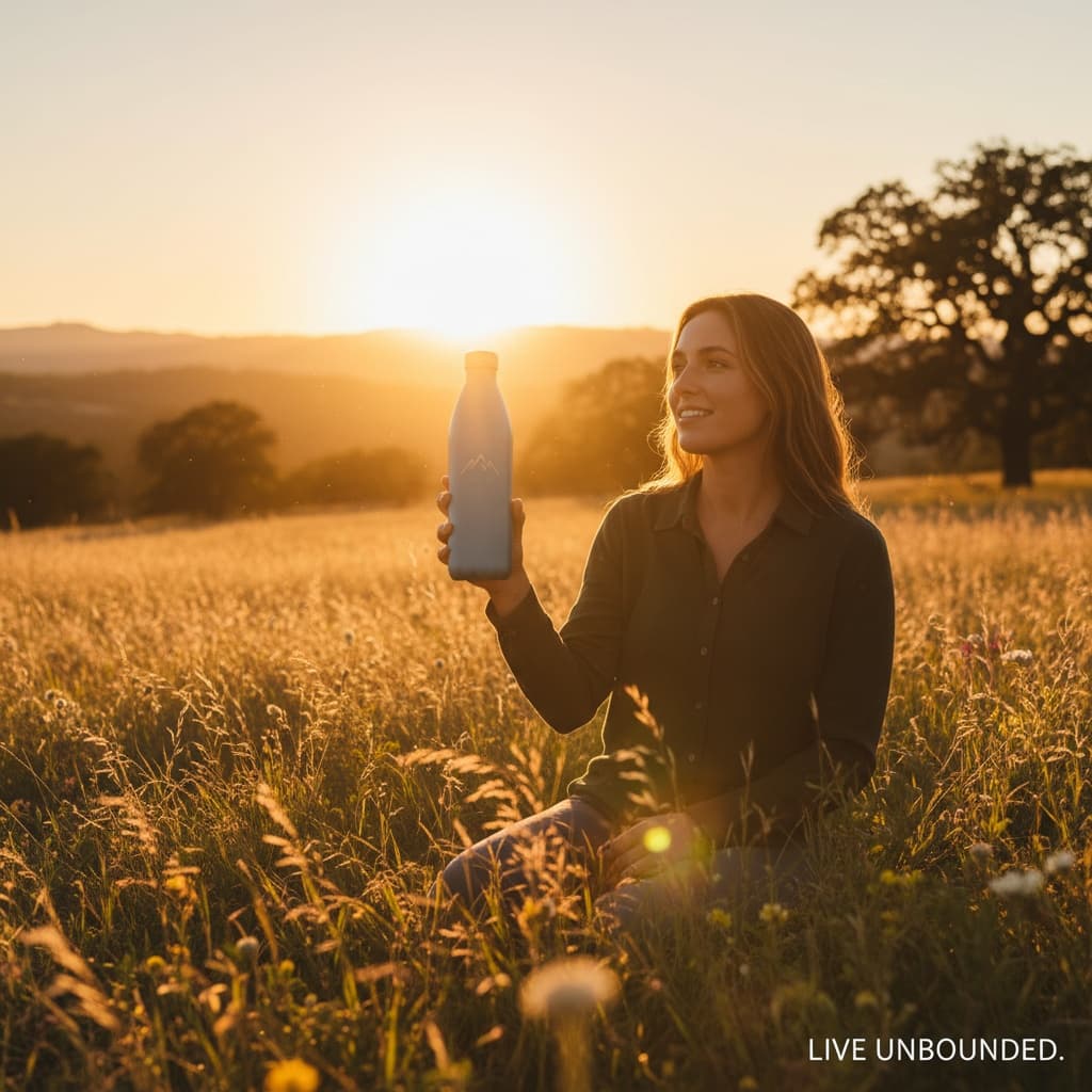 field sunset lifestyle ad 90980834